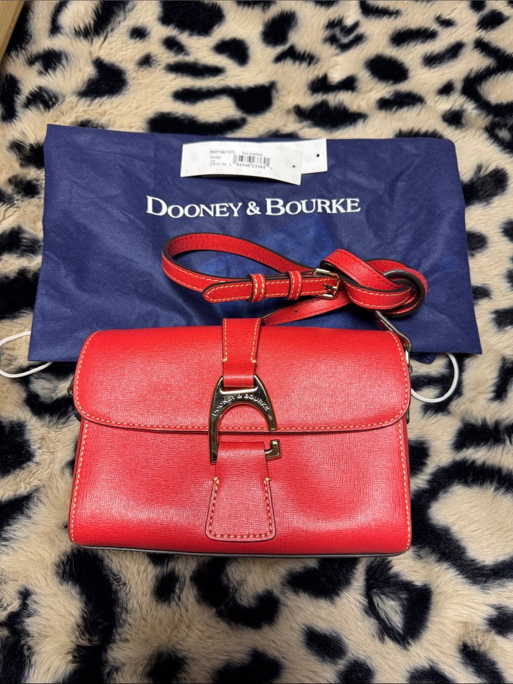 Dooney & Bourke Red Leather Crossbody
